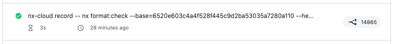 nx-cloud record -- nx format:check
